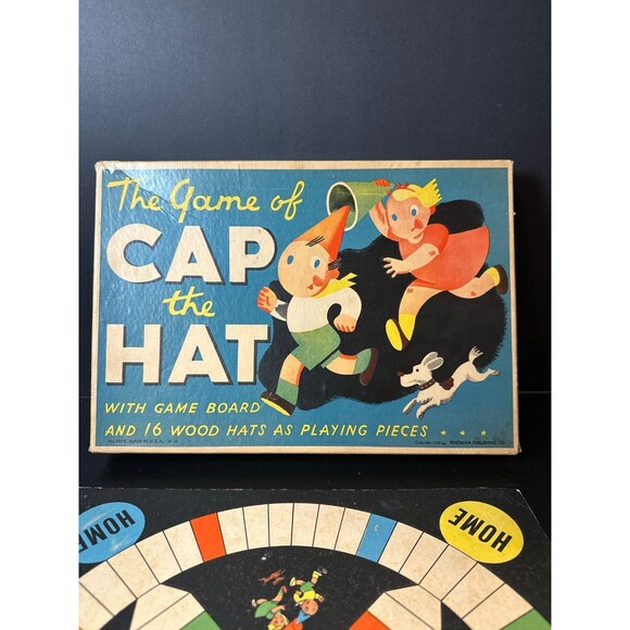 Vintage 1938 Whitman Cap the Hat Board Game - Picture 2 of 10